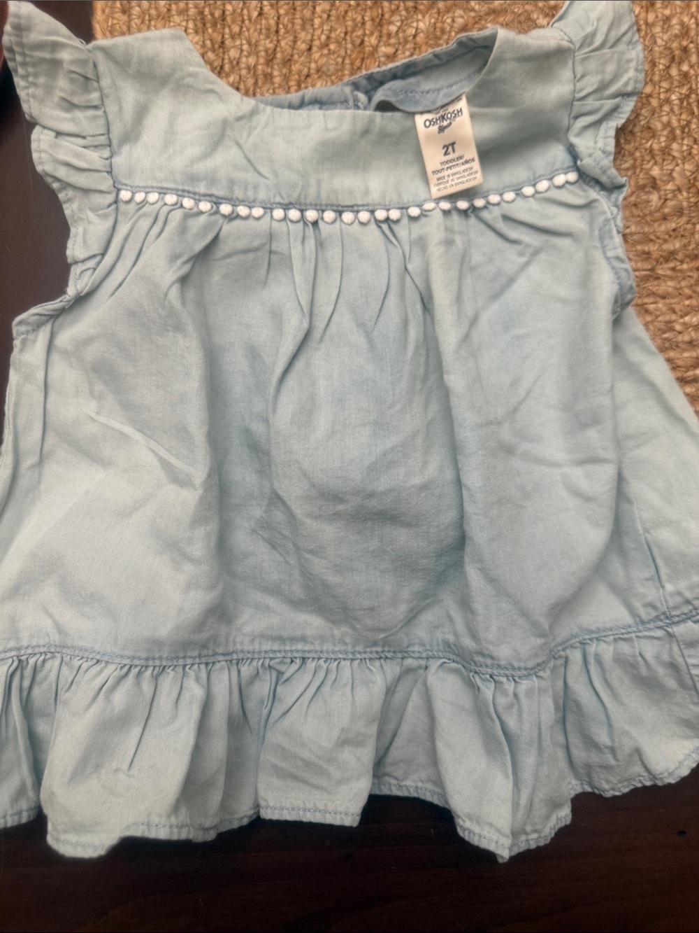 OshKosh B'gosh Pale Blue Toddler top